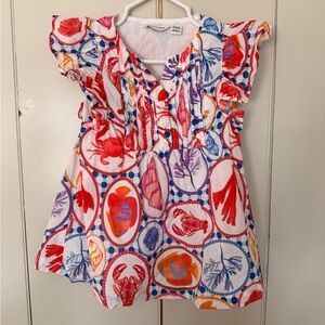 Janie and Jack summer flutter sleeve dress